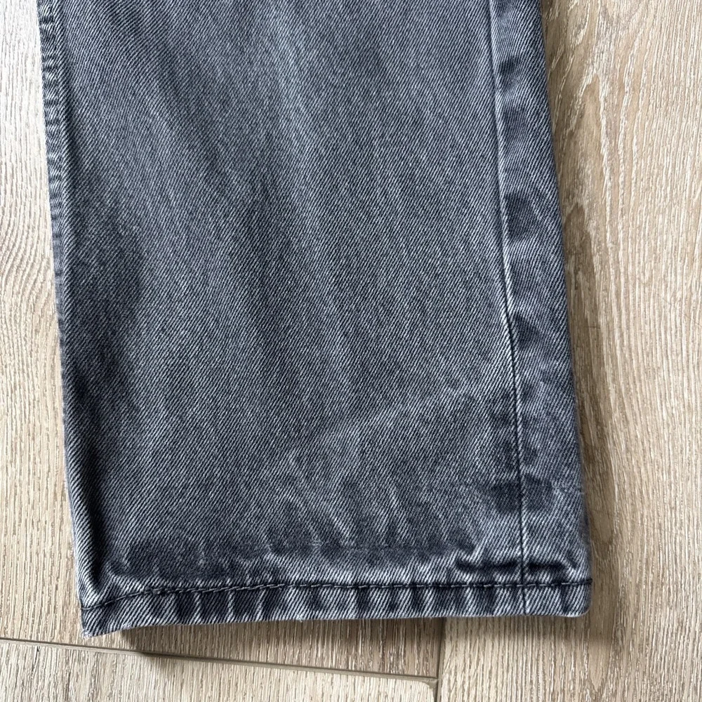 Levi's 505 Men's Straight‎ Leg 36x30 Black Jeans Slight Fade CW 03/15 #1022